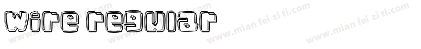 Wire Regular字体转换